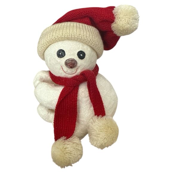 Dept 56 Billy Buttons Snowman 46502 Cute Sitting Vintage Christmas Decor - Picture 2 of 8